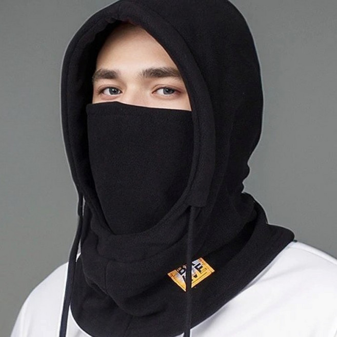 솔레아 후드 넥워머 겨울 방한 기모 바라클라바 라이딩 등산 스키 모자