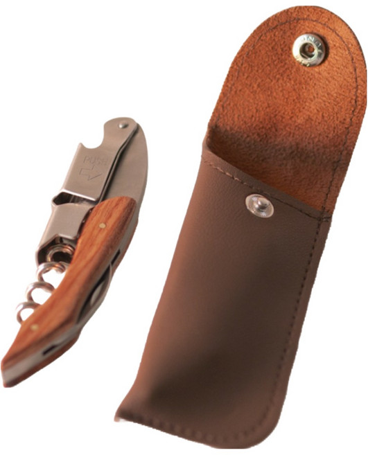 수요연차 고급 원목 와인 오프너 전문가용 병 따개, 1개