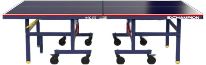 [국내생산] [50주년특가] 엑시옴(XIOM) 참피온(CHAMPION) 공식 본사 직영 참피온 H-10 레드 가정용 탁구대, 1개