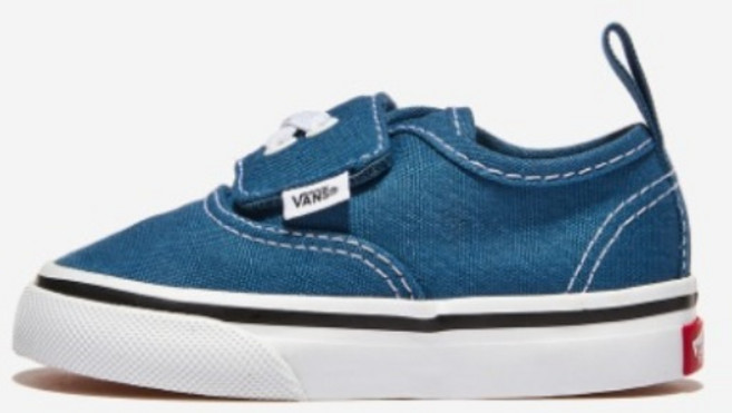 반스 국내매장정품 네이비 부드러운 찍찍이 아동용 키즈 유아용 토들러 스니커즈