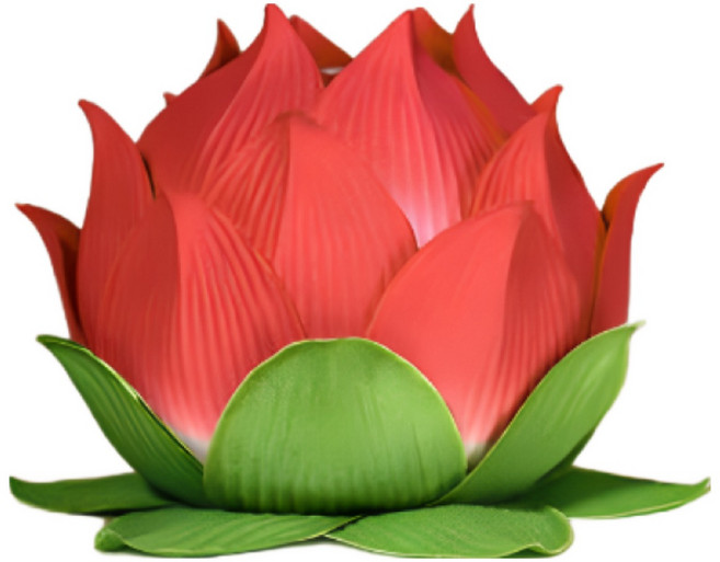 미니 바림연등 6색(4cm)-소원등 소원성취 부처님오신날 초파일연등 고급바림, 50개, 빨강