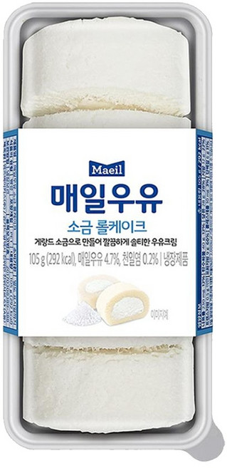 매일우유 소금롤케이크, 19개, 105g