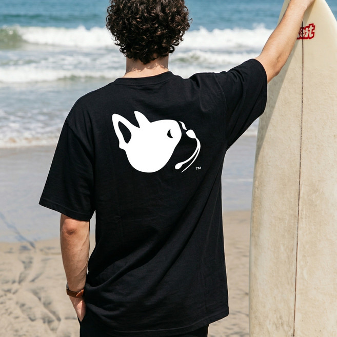 [단품] NEW 여름 신상_프렌치 불독 캐주얼 반팔티_남녀공용