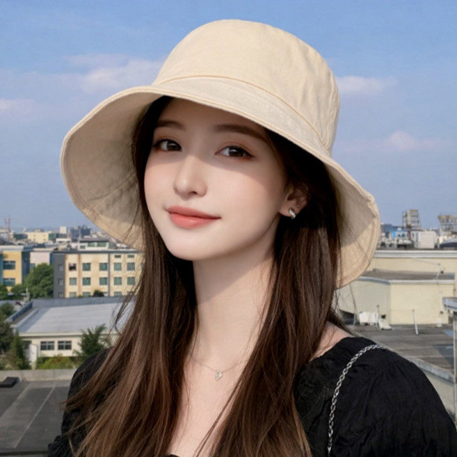 콩알만한게 데일리 버킷햇 남녀공용 모자