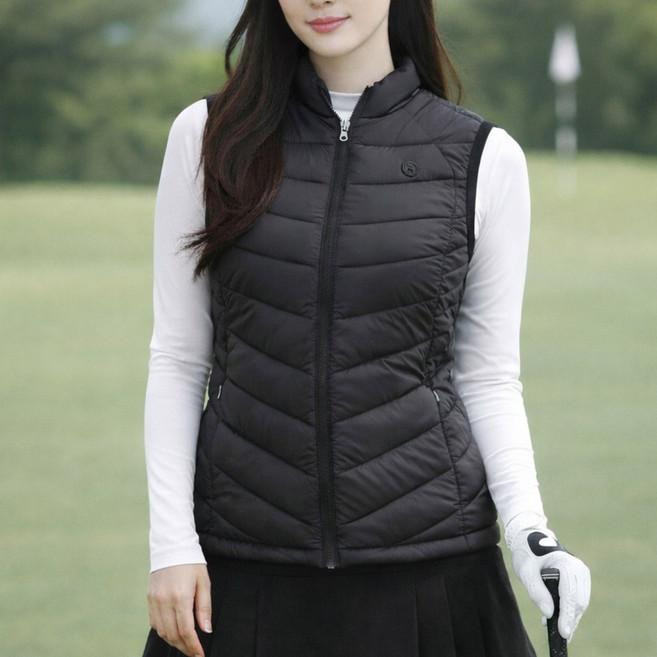 김영주스포츠 여성 웰론 발열 발수 경량 베스트 패딩 조끼 WV71