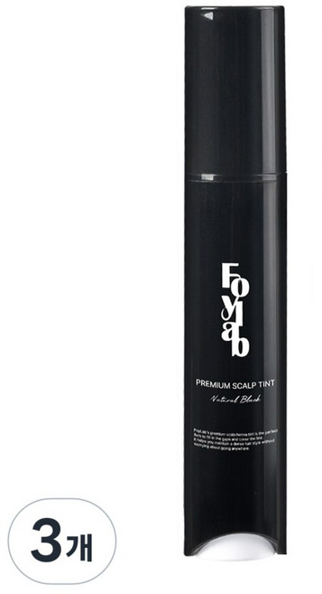 포이랩 두피틴트 (20g/ml 겸용), 내추럴블랙, 3개, 내추럴블랙