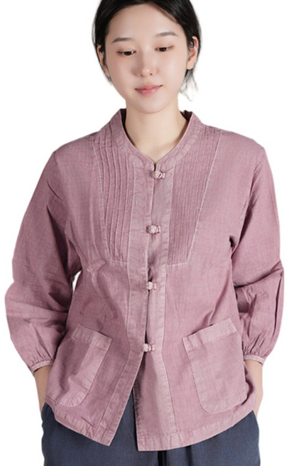 편한생활한복 여자 개량한복 30수 오픈 상의