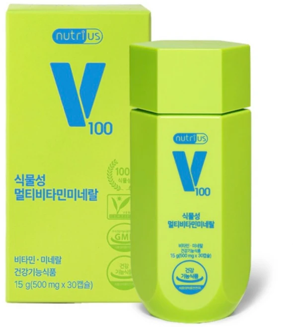 국내최초 100% 식물성 멀티비타민미네랄 30캡슐, 1개, 30정 - 쿠팡