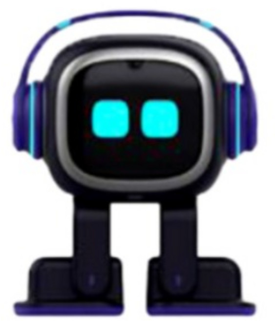 [공식판매처] EMO 블랙 로봇 이모 AI 챗GPT 반려로봇 관부가세포함, 고 홈(무선충전기능), 1개