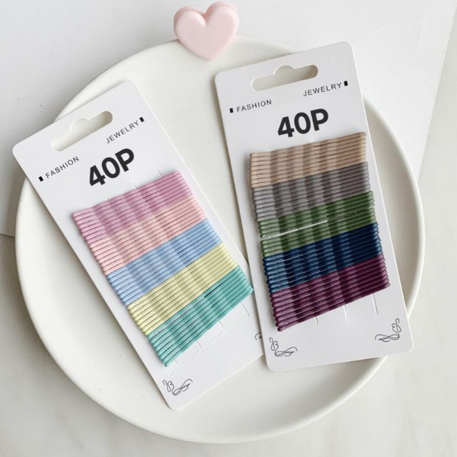 미다미 40P+40P 대용량 기본 실핀 (브라이트/다크)