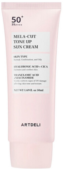 아트델리 멜라 컷 톤 업 선크림 50ml(SPF50+), 50ml, 2개
