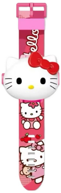 산리오 3D 이미지 프로젝션 24종 만화 손목시계 생일 선물