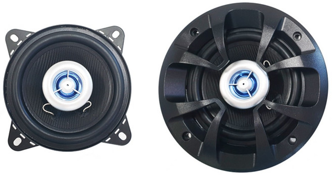 머큐리 4인치 4옴 2WAY 코엑셜 차량용 자동차 튜닝 고출력 스피커-좌/우 2개 1셋트
