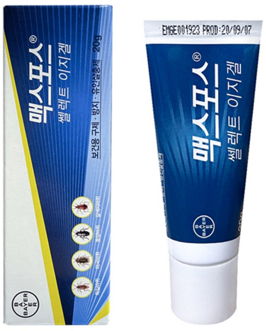 바퀴벌레약 맥스포스 셀렉트 이지겔20g+먹이통20개+모니터링트랩4매+대형트랩2매, 1개, 20g