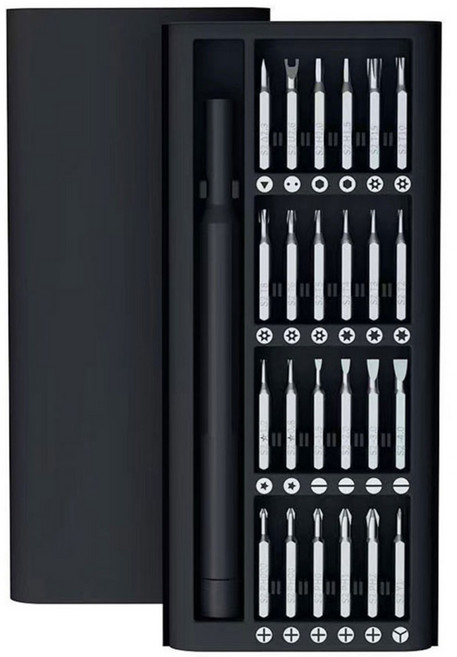 꿀템창고 만능드라이버 2세대 알루미늄 강화 정밀 드라이버 닌텐도드라이버 안경드라이버 휴대폰드라이버, 1세트