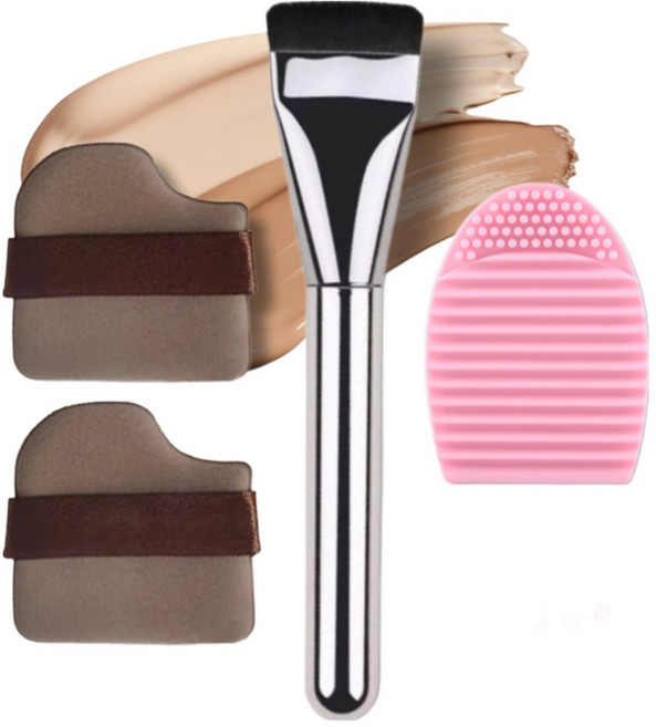 루미코 전문가용 밀착 파운데이션 메이크업 브러쉬 퍼프 세척패드, 1개, SH-A 타입 메탈
