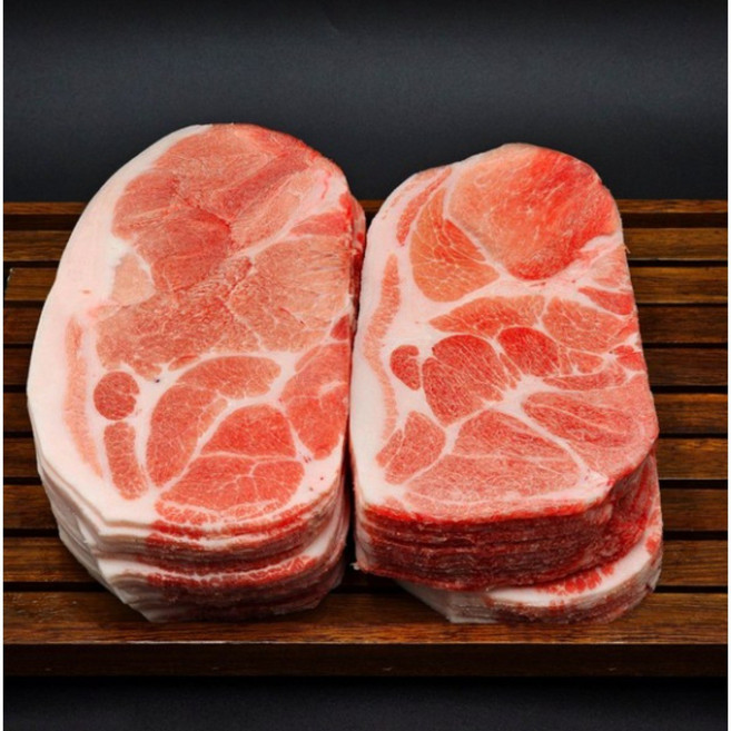 고성축산 마켓 수입 목전지 미국산 5mm 슬라이스 구이용 (냉동), 2개, 1kg