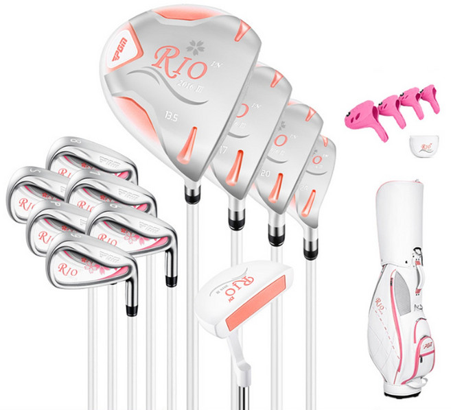 LTG038여성용 골프채 골프클럽 풀세트 카본 캐디백포함 PGM, 옵션06)LTG038카본여성11P+캐디백