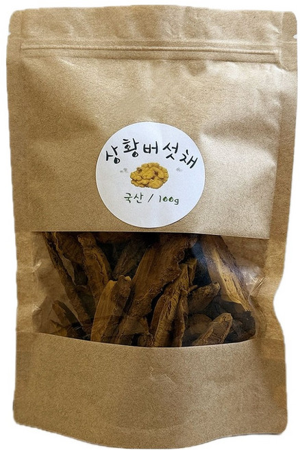 국산 장수 상황버섯 슬라이스 100g 실속형 면역 건강차, 1개