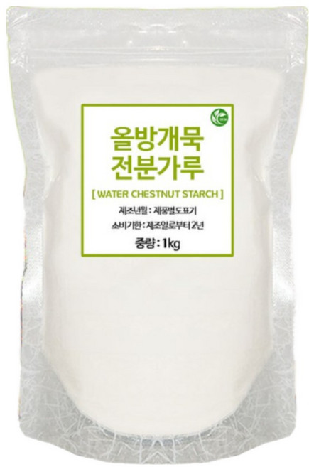 SYM 올방개묵 전분 분말 가루 1kg 올방개묵 만들기 재료, 1개