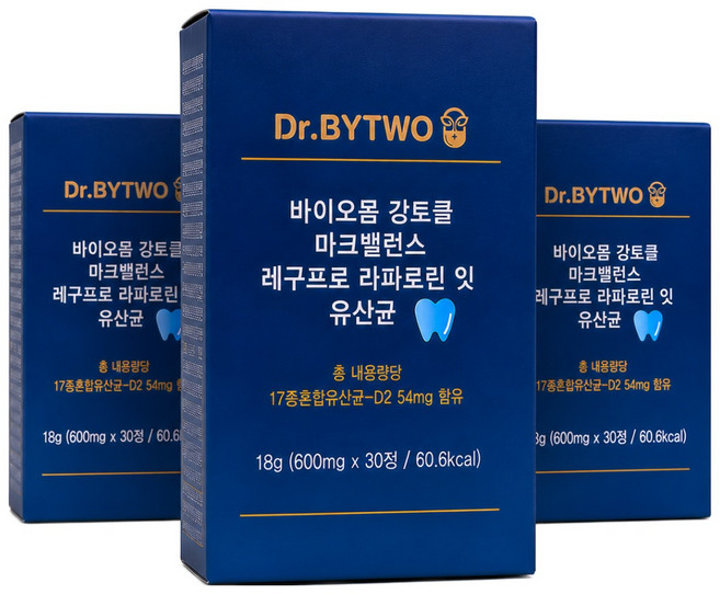 [구강유산균] 하루한알 프로바이오틱스 특허유산균, 3개, 30정