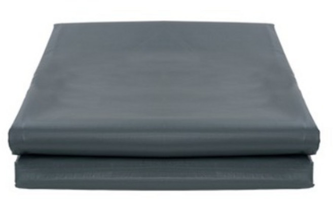 PVC타포린 방수 파레트덮개 파렛트 커버 덮개, 실버/블랙 양면