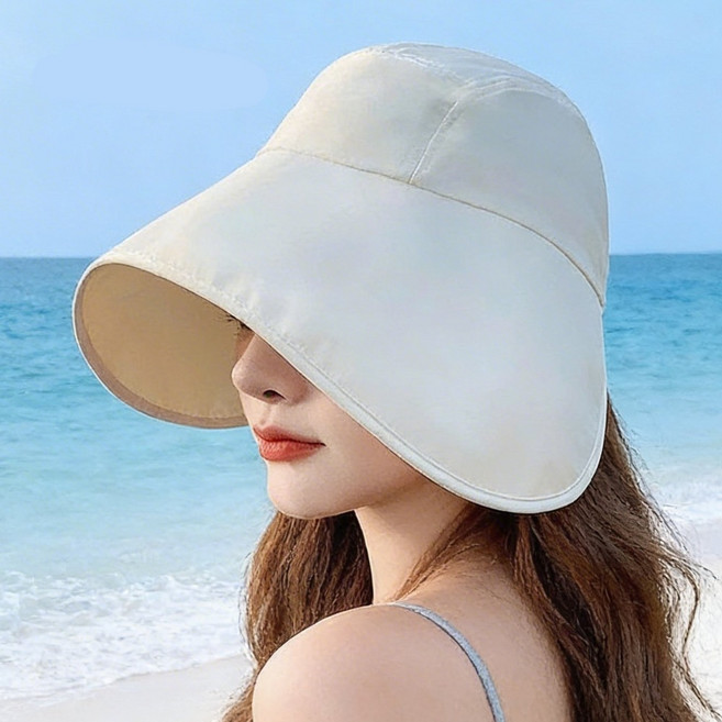 코어에이 와이드 플랩 UV차단 썬캡 햇빛가리개 모자