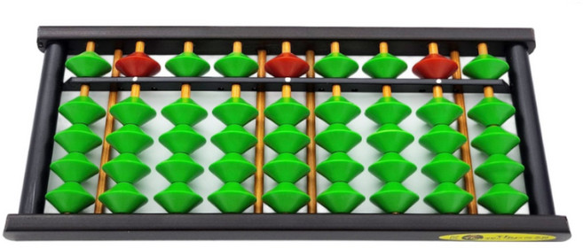 국산 운주주판 / 9선 실버주판 치매예방 / 숫자놀이 수세기교구 어린이 숫자교구 수교구 성인, 1개