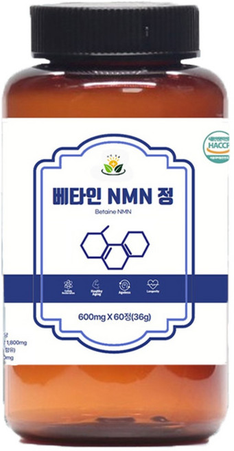 프리미엄 NMN 엔엠엔 항노화 NAD+ 활력세포 영양제, 6개, 60정