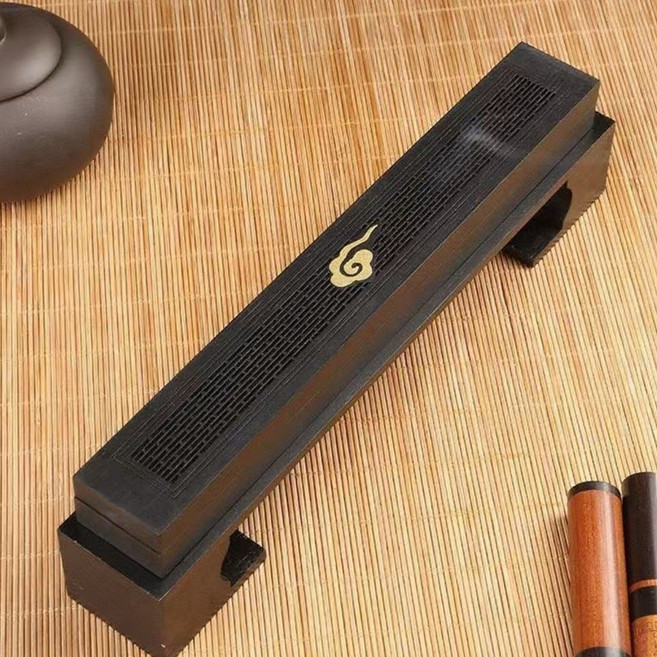 대나무나무제 향로인센스 홀더향받침향상자향걸이, C