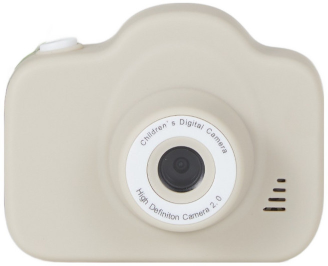 이지드로잉 셀카 어린이 카메라 키즈 유아 미니 레트로 디토 카메라, 뉴키즈카메라_크림+SD카드 있음, 1개
