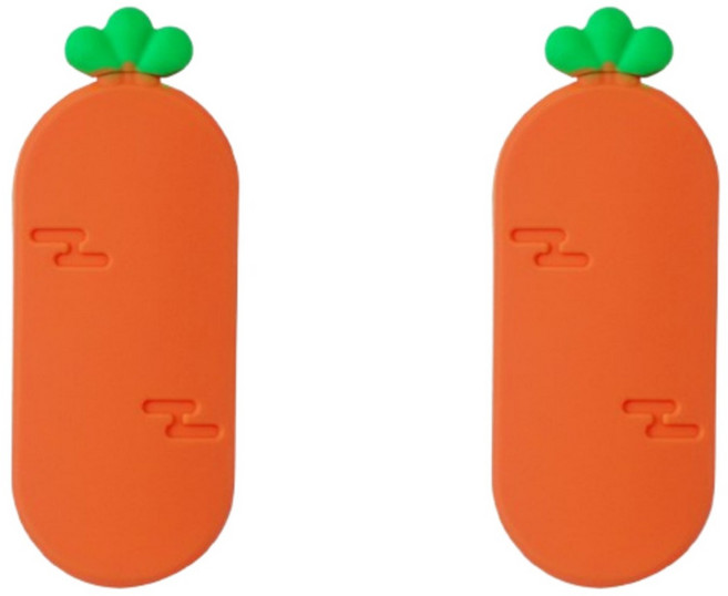 잇앤라이프 흡착 붙이는 당근 샤워기 거치대, 당근색