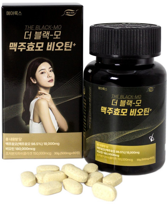 메아룩스 맥주효모 비오틴 18000, 1개, 60정