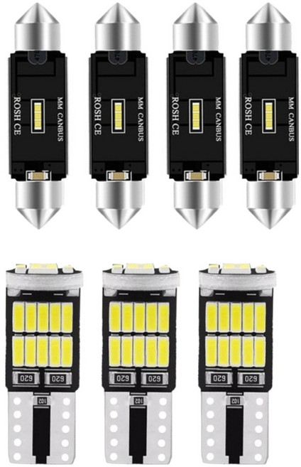 자동차 차량용 LED 실내등, T10, 1개