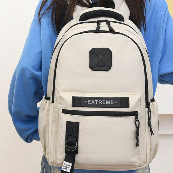 런던캠퍼스 남녀공용 패션 데일리 학생용 백팩 폴리에스터 손잡이있음