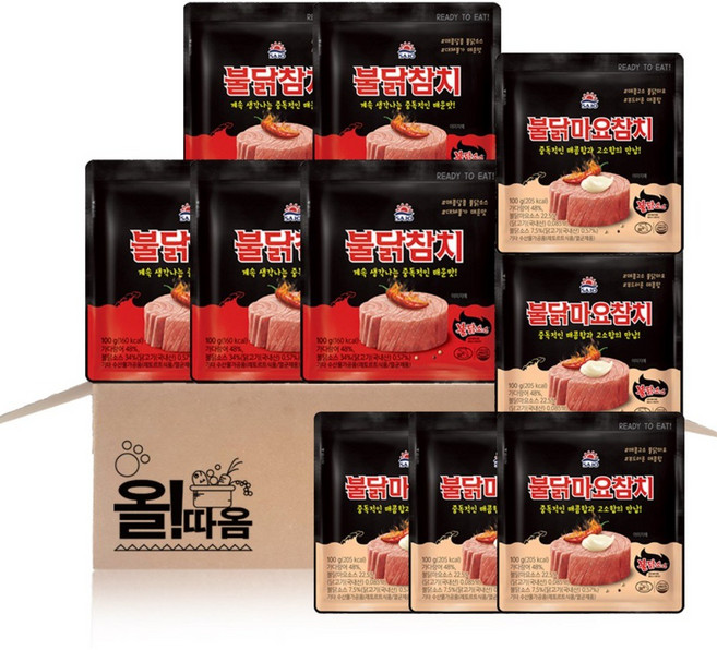 사조 불닭참치 기획세트(불닭참치5 +불닭마요참치5 )