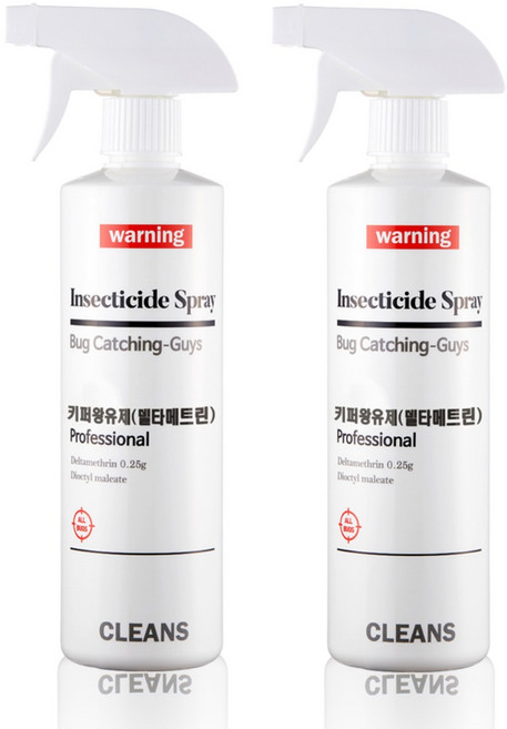 벌레잡는총각들 전문가용 지속성 살충제, 2개, 500ml