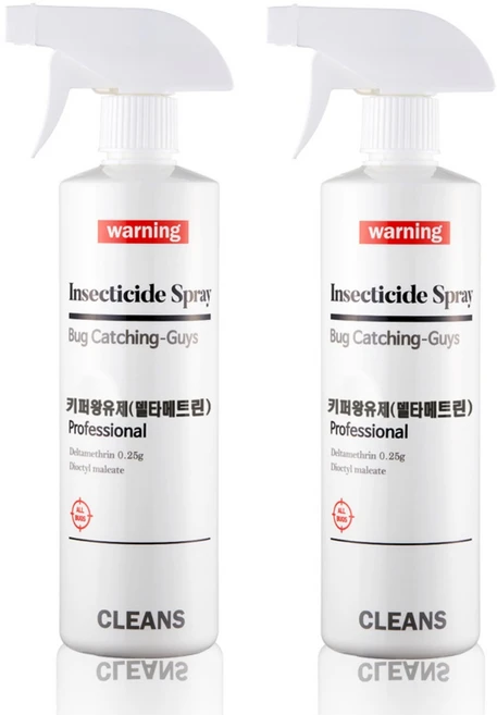 벌레잡는총각들 전문가용 지속성 살충제, 2개, 500ml - 쿠팡