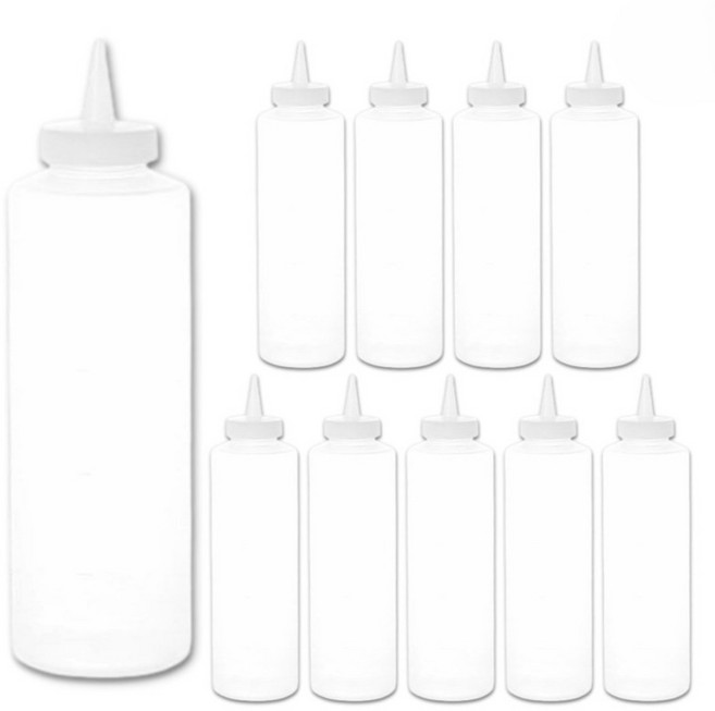 리빙창조 국산 잘라쓰는 소스통 1구, 10개, 650ml