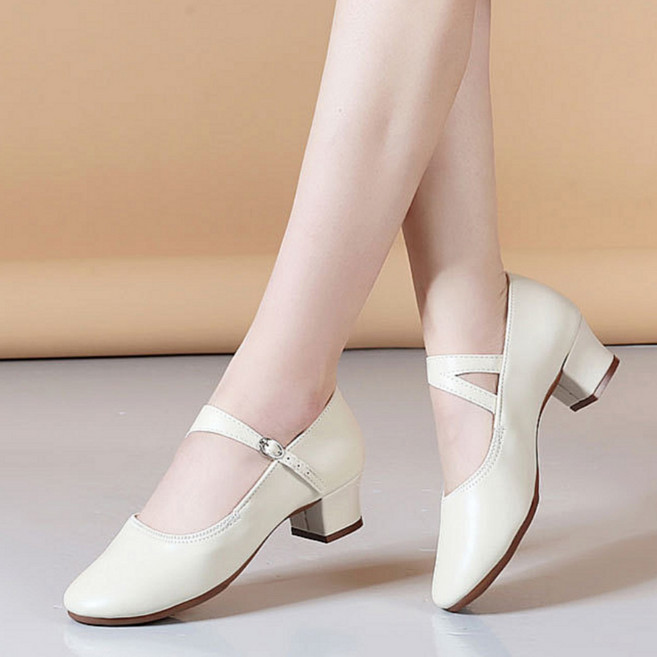 디아망 마리 발편한 메리제인 로우 힐 플랫 슈즈