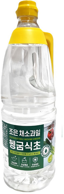 조은 채소헹굼 과일세척 세정식초 가정용, 6개, 1.8L
