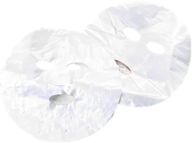 [우와유] 투명 일회용 얼굴 비닐팩 얼굴 비닐랩, 300개