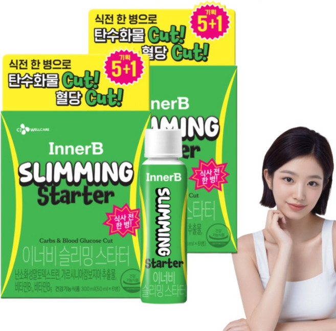 이너비 슬리밍 스타터, 2박스, 6회분