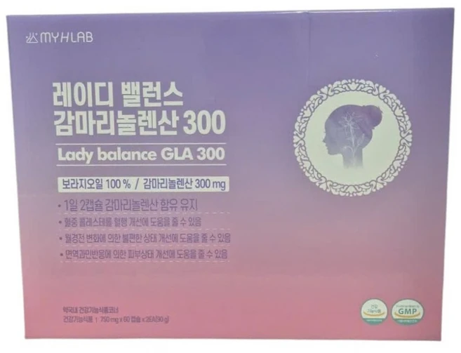 헬스원 레이디 밸런스 감마리놀랜산 300, 120회분, 2개 - 쿠팡