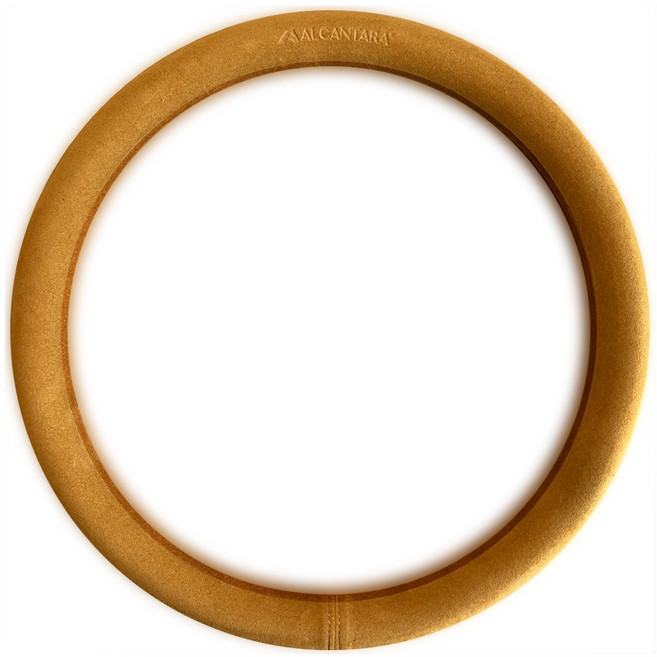 모리코 알칸타라 핸들커버 370 원형 NEW, 새들브라운