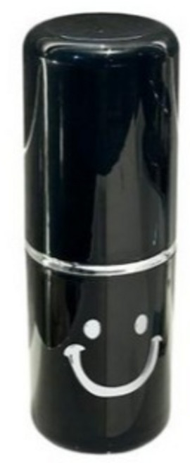 스마일 휴대용 칫솔통 칫솔케이스, 1개, 블랙