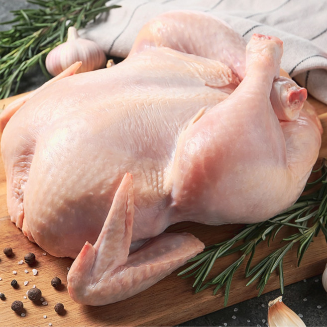 [밀리원/국내산] 유황 먹여 키운 신선한 두마리 생닭(냉장) 1.1kg, 3개