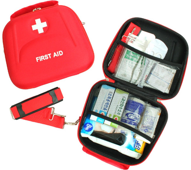 [15종 세트] 구급가방 응급 처치 키트 미니 구급함 휴대용 파우치 구급상자, 1세트