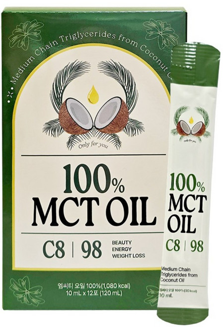 BEW MCT 오일, 1박스, 120ml
