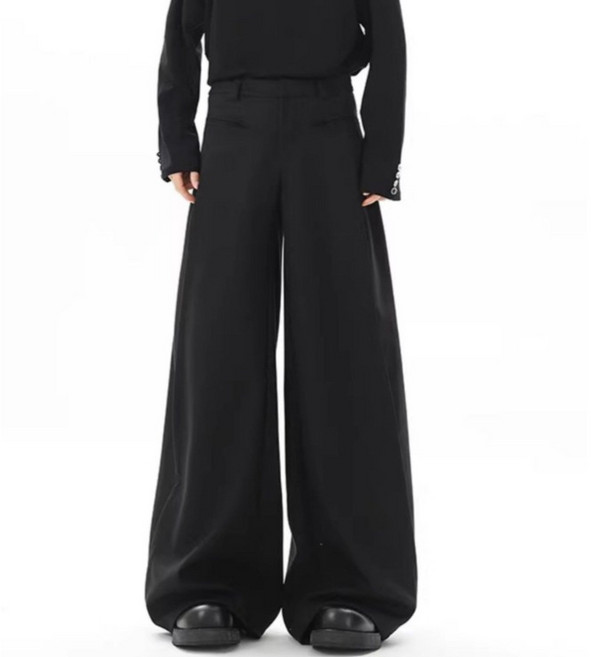 남성 벌룬핏 와이드슬랙스 사이드핀턱